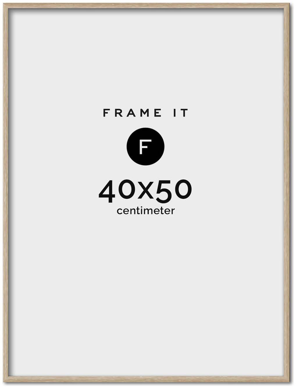 Frame Nielsen Alpha Oak 40x50 - FRAME IT